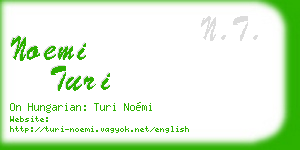 noemi turi business card
