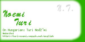 noemi turi business card